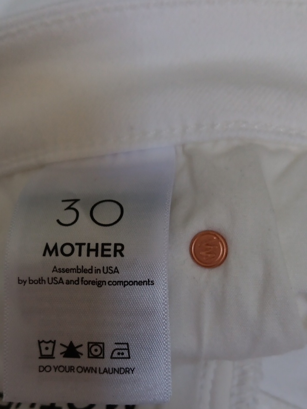MOTHER..NEW!! MID RISE DAZZLER..SIZE 30 - Picture 4 of 9